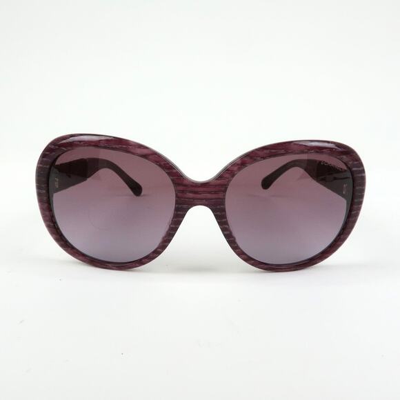 Chanel CC Logo Plastic Sunglasses Purple main image 2